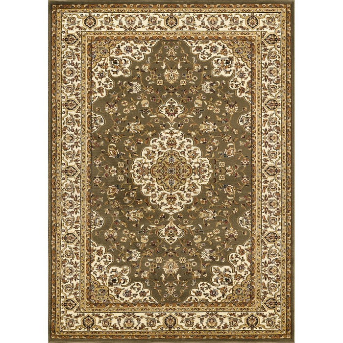 Haus Appeal Palace 5'3'' x 7'3'' Area Rug, Green Medallion - HA-VIN50045-7