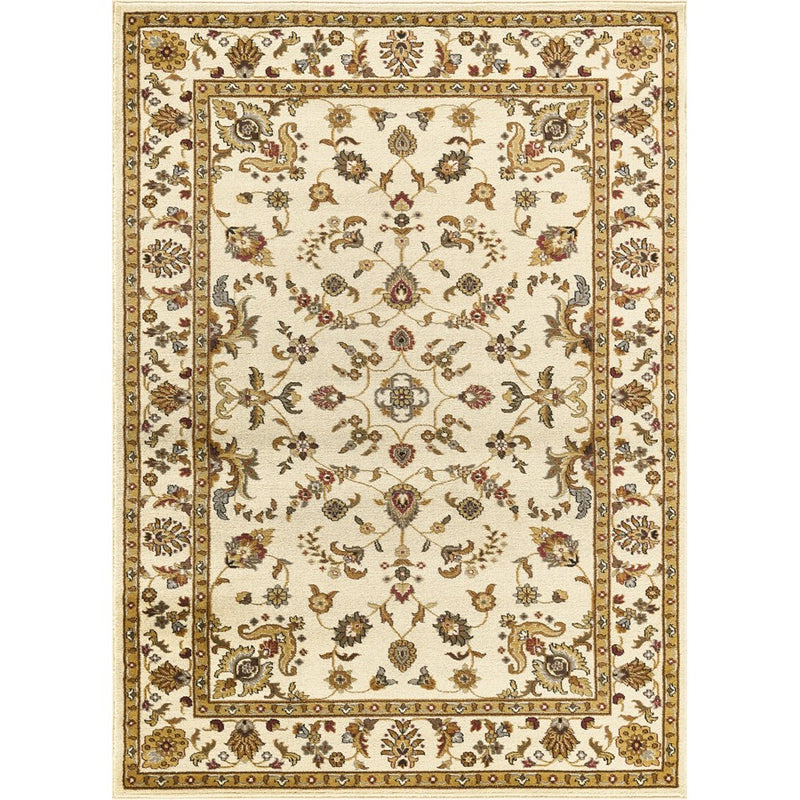 Haus Appeal Palace Patterned 2' x 3' Area Rug, Cream