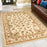 Haus Appeal Palace 5'3'' x 7'3'' Area Rug, Cream Patterned