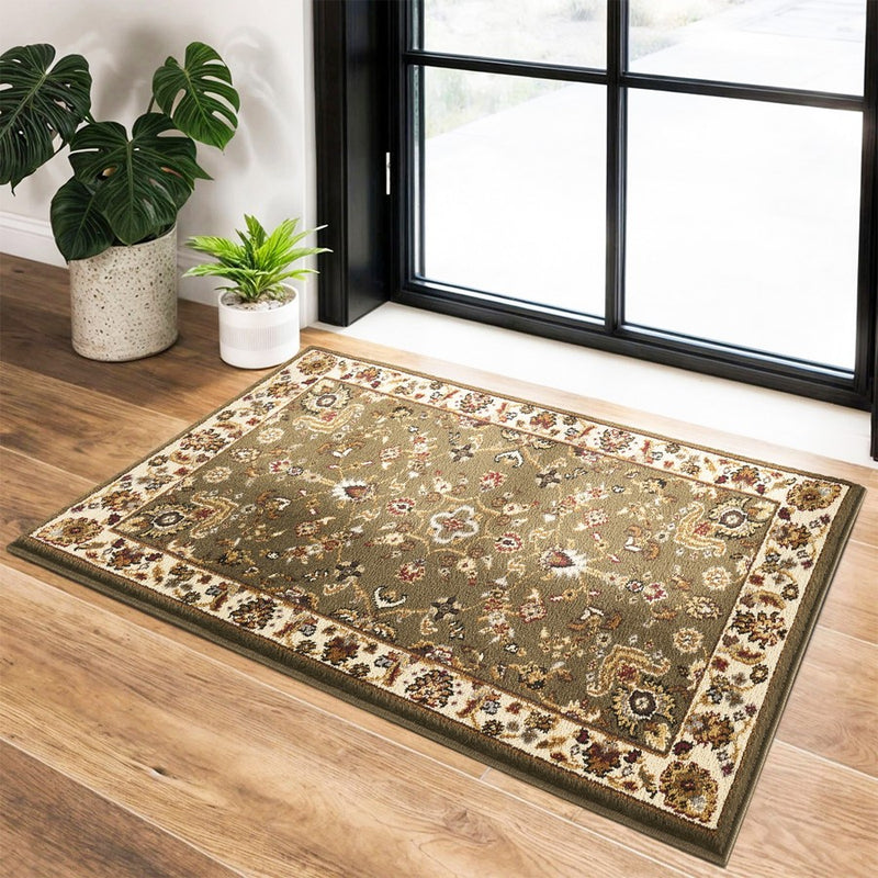 Haus Appeal Palace 2' x 3' Area Rug, Green