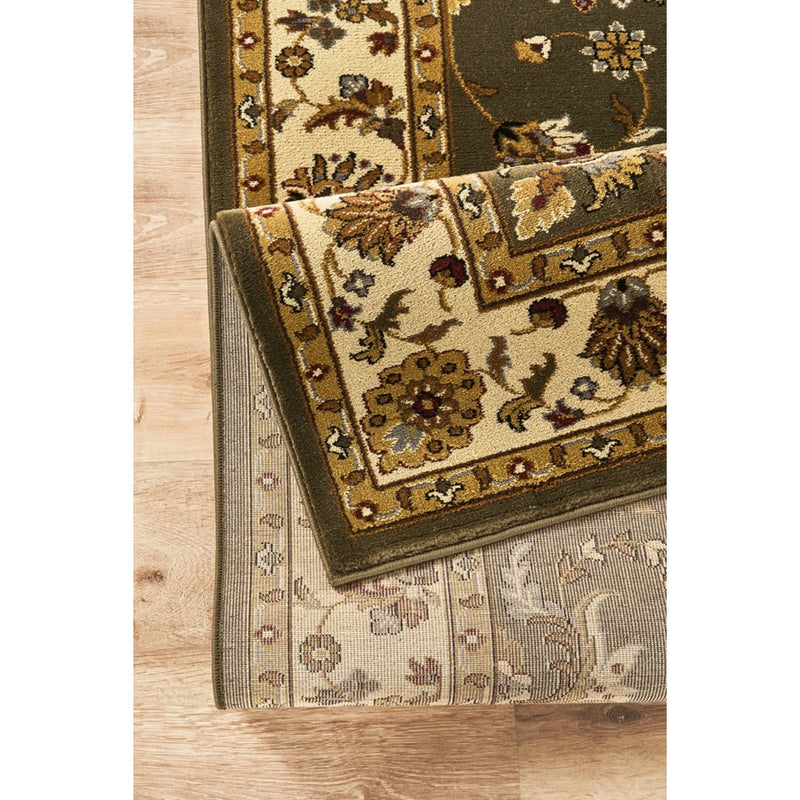 Haus Appeal Palace 5'3'' x 7'3'' Area Rug, Green Patterned