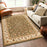 Haus Appeal Palace 7'10" x 10'3" Area Rug, Green Beige