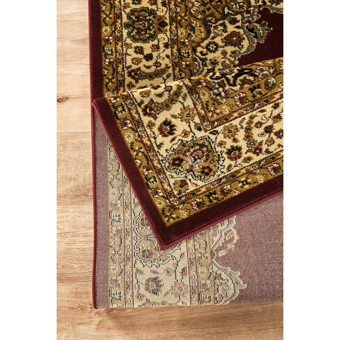 Haus Appeal Palace 2' x 3' Area Rug, Red Cream