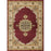 Haus Appeal Palace 5'3'' x 7'3'' Area Rug, Red Cream - HA-VIN50095-7