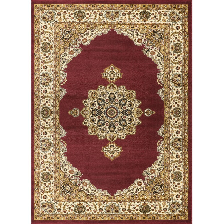 Haus Appeal Palace 7'10" x 10'3" Area Rug, Red Traditional - HA-VIN50098-10