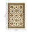 Haus Appeal Palace 5'3'' x 7'3'' Area Rug, Cream Black