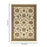 Haus Appeal Palace 7'10" x 10'3" Area Rug, Cream Black