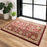 Haus Appeal Palace Patterned 2' x 3' Area Rug, Red