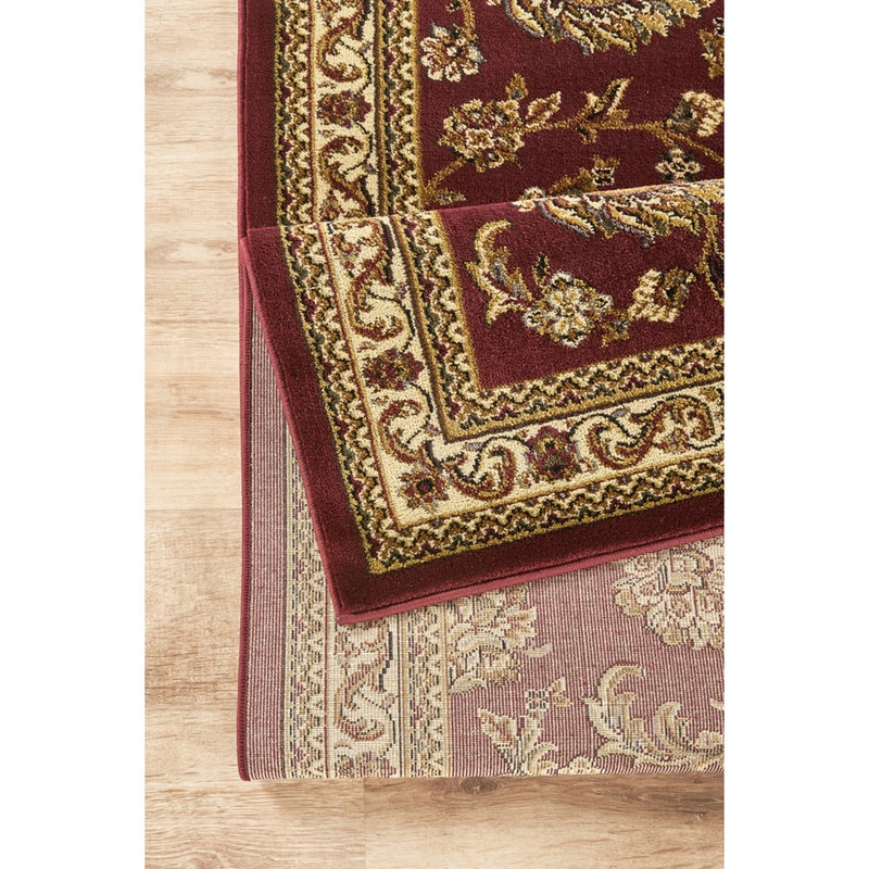 Haus Appeal Palace Patterned 2' x 3' Area Rug, Red