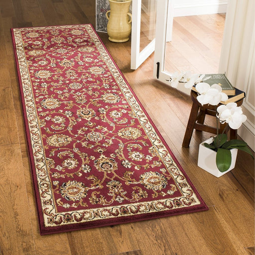 Haus Appeal Palace 2'7'' x 7'3'' Area Rug, Red Classic