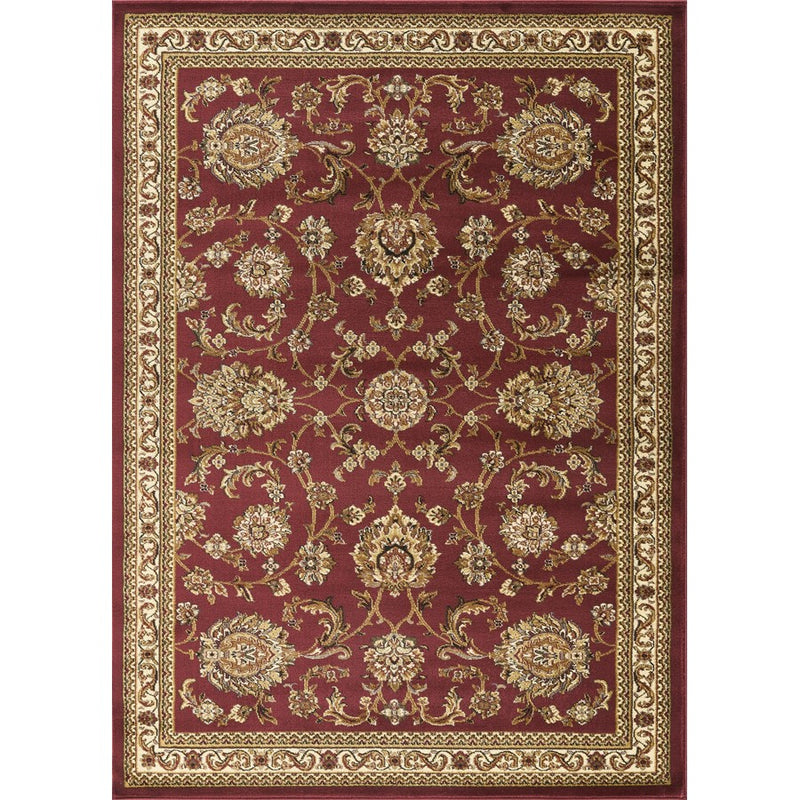Haus Appeal Palace 5'3'' x 7'3'' Area Rug, Red Beige