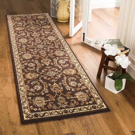 Haus Appeal Palace 2'7'' x 7'3'' Area Rug, Brown