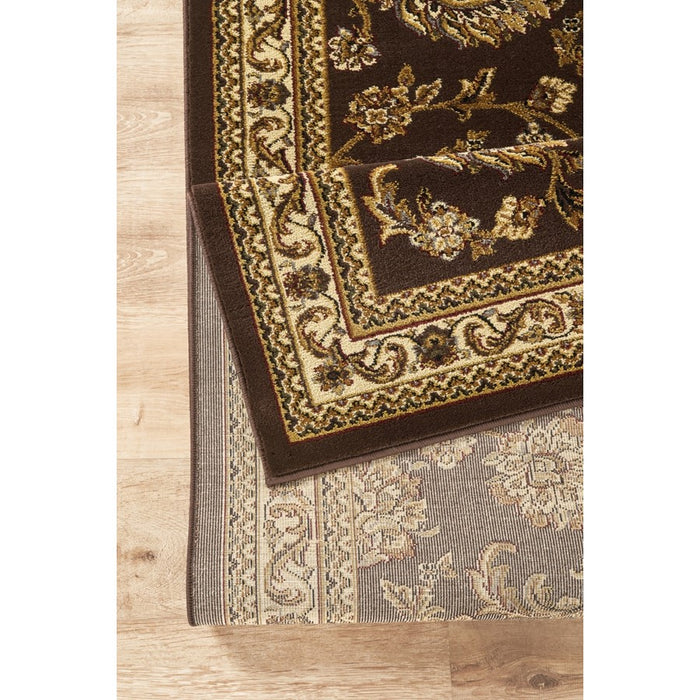 Haus Appeal Palace 7'10" x 10'3" Area Rug, Brown