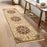 Haus Appeal Palace 2'7'' x 7'3'' Area Rug, Cream Beige