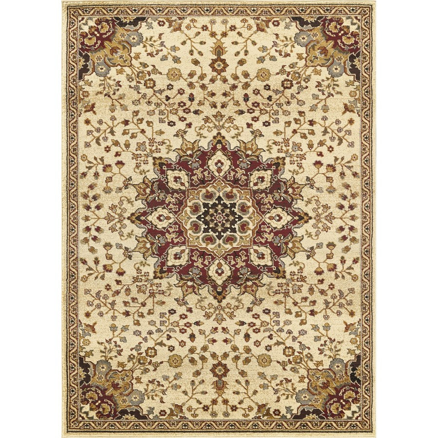 Haus Appeal Palace 5'3'' x 7'3'' Area Rug, Cream Beige - HA-VIN50145-7
