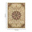 Haus Appeal Palace 7'10" x 10'3" Area Rug, Cream Beige
