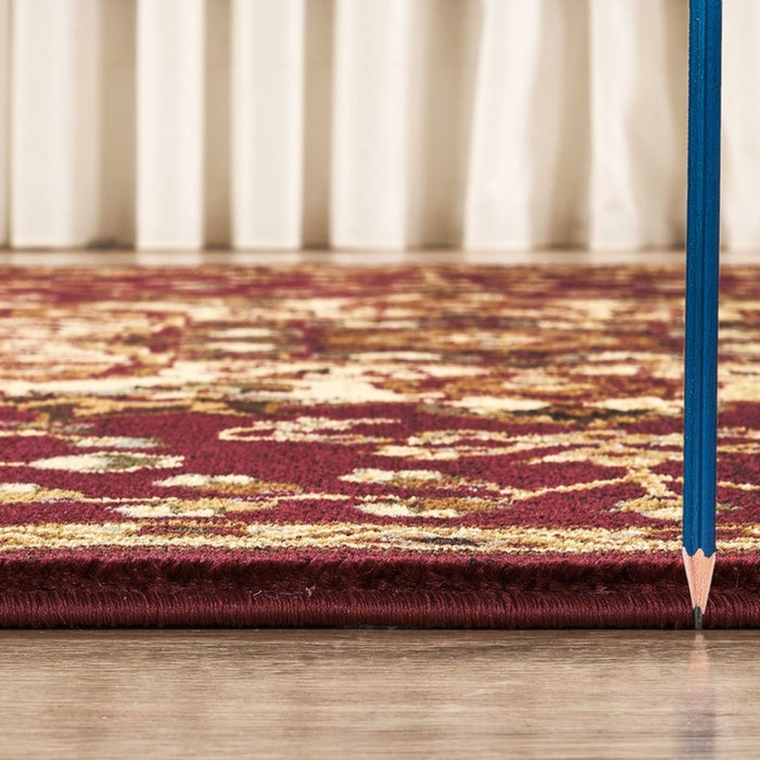 Haus Appeal Palace 2' x 3' Area Rug, Red