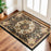 Haus Appeal Palace 2' x 3' Area Rug, Black Cream