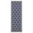 Conrad Home Harmony 2'7''x7'3'' Runner, Blue/White Trellis