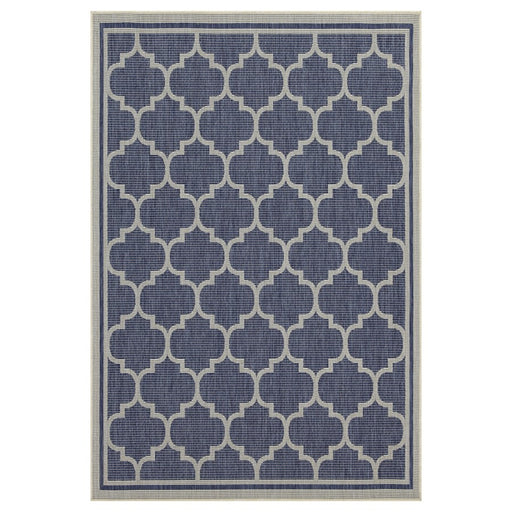 Conrad Home Harmony 5'3''x7'3'' Area Rug, Blue/White Trellis - HAR20045-7