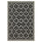 Conrad Home Harmony 2'7''x7'3'' Runner, Anthracite/White Trellis - HAR20052-7