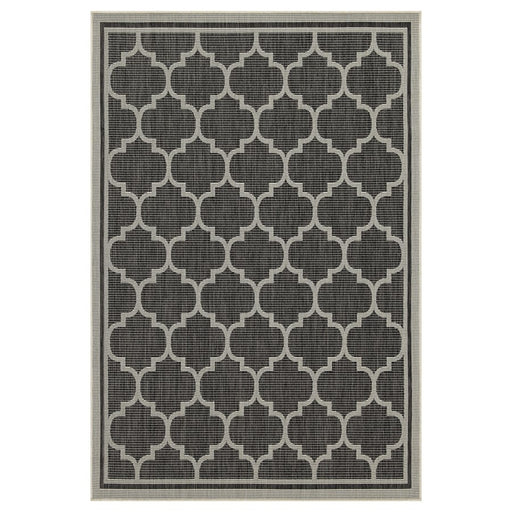 Conrad Home Harmony 5'3''x7'3'' Area Rug, Anthracite/White Trellis - HAR20055-7