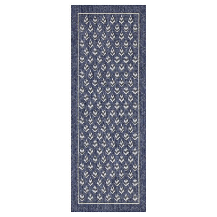 Conrad Home Harmony 5'3''x7'3'' Area Rug, Blue/White All Over