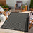 Conrad Home Harmony 2'7''x7'3'' Runner, Anthracite/White All Over