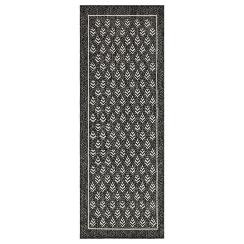 Conrad Home Harmony 5'3''x7'3'' Area Rug, Anthracite/White All Over