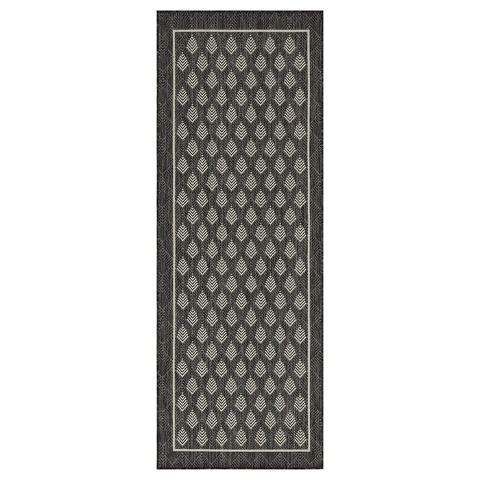 Conrad Home Harmony 7'10''x10'3'' Rug, Anthracite/White All Over