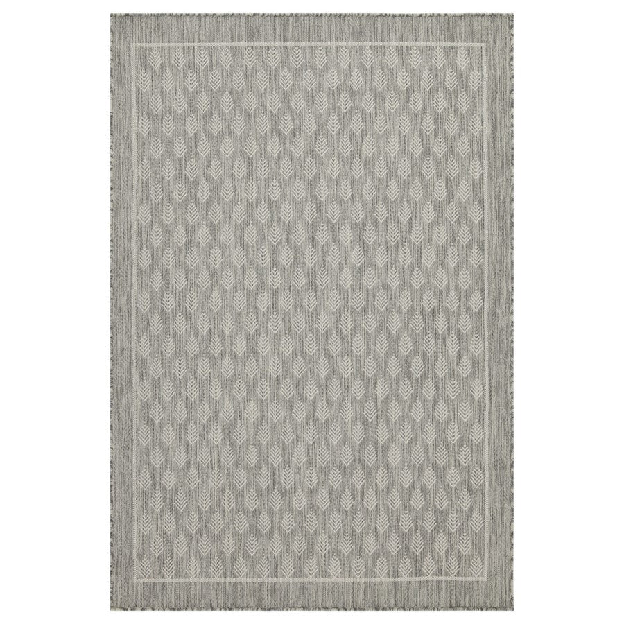 Conrad Home Harmony 2'7''x7'3'' Runner, Silver/White All Over - HAR20092-7