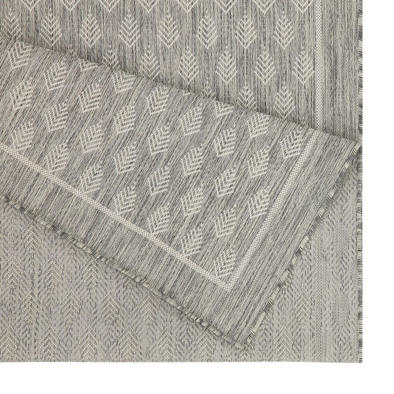 Conrad Home Harmony 5'3''x7'3'' Area Rug, Silver/White All Over