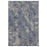 Conrad Home Harmony 7'10''x10'3'' Rug, Blue/White Chev/HB/Abstract - HAR20108-10