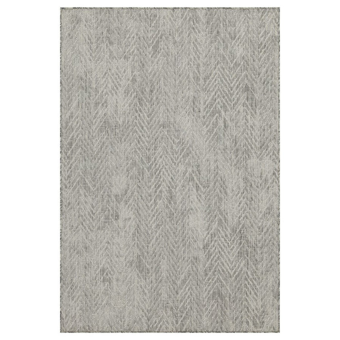 Conrad Home Harmony 7'10x10'3 Rug, Silver/White Chev/HB/Abstract - HAR20128-10