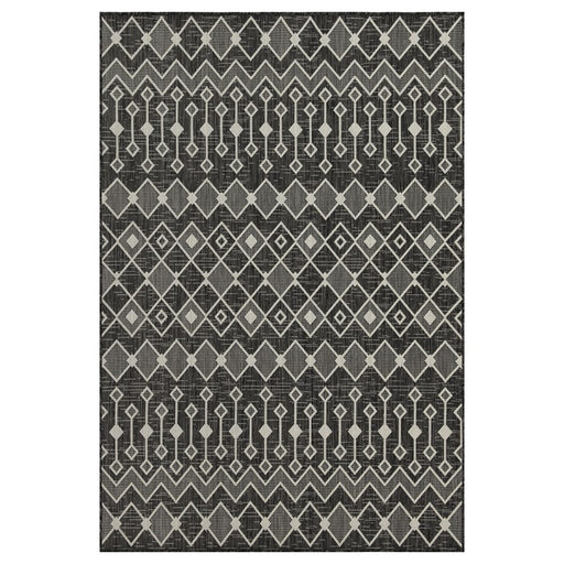 Conrad Home Harmony 7'10''x10'3'' Rug, Anthra/White Trellis/Geo - HAR20208-10