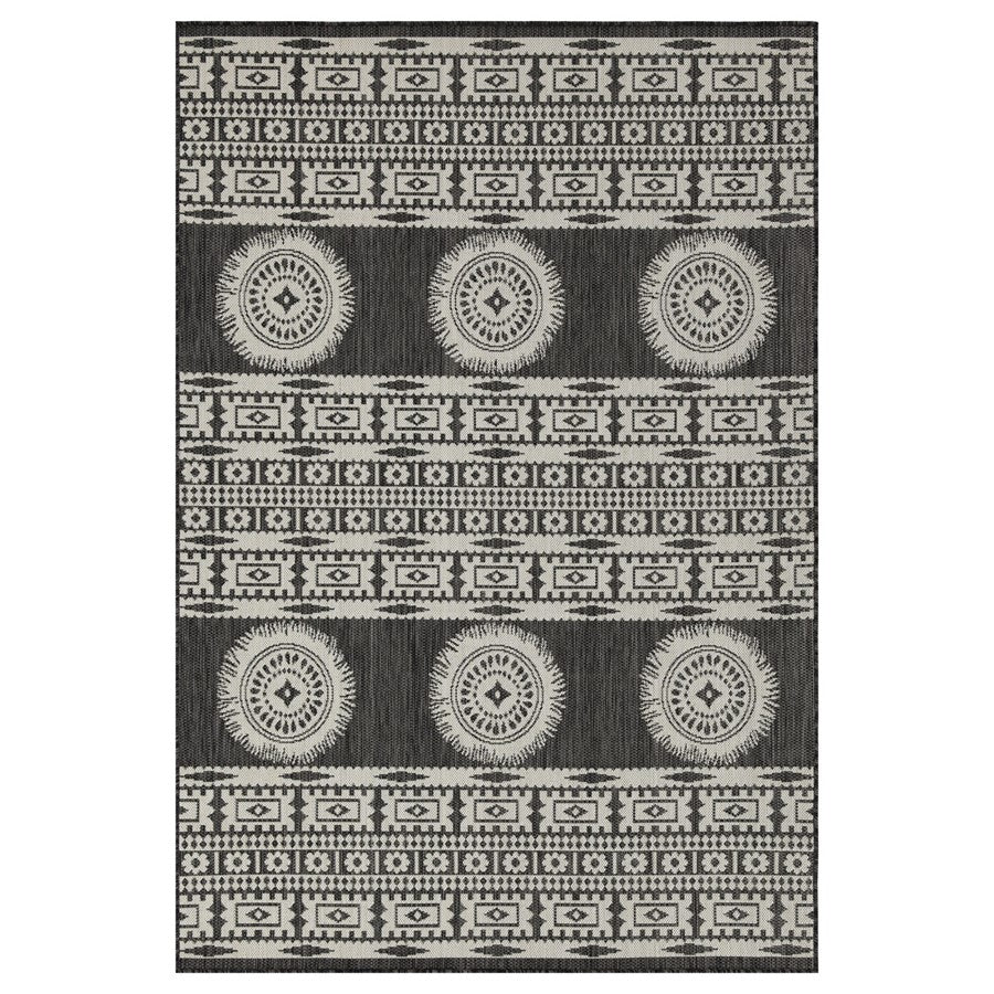 Conrad Home Harmony 7'10x10'3 Rug, Anthra/Medallion/Stripes/Tribal - HAR20238-10