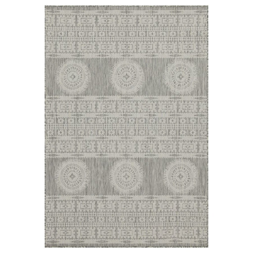 Conrad Home Harmony 7'10x10'3 Rug, Silver/Medallion/Stripes/Tribal - HAR20248-10