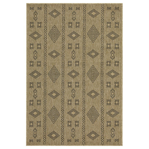 Conrad Home Natural Living 7'10x10'3 Rug, Jute/Black/Dia/Tribal - NTL10018-10