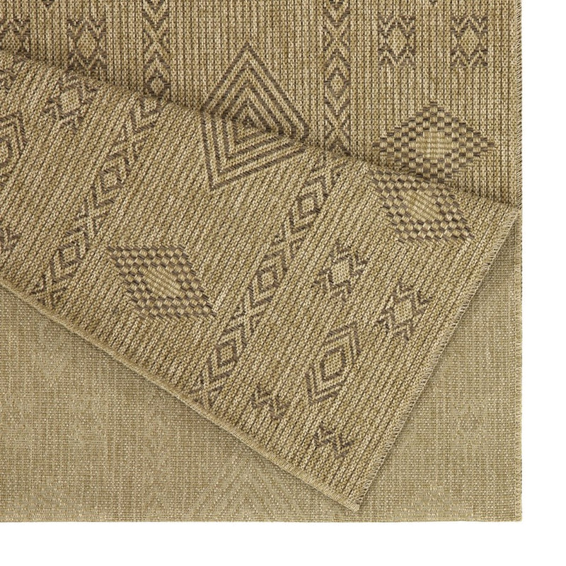 Conrad Home Natural Living 2'7x7'3 Runner, Jute/Mocha/Dia/Tribal
