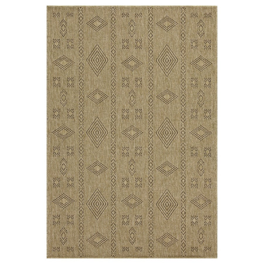 Conrad Home Natural Living 5'3''x7'3'' Rug, Jute/Mocha/Dia/Tribal - NTL10025-7