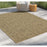 Conrad Home Natural Living 5'3''x7'3'' Rug, Jute/Mocha/Dia/Tribal