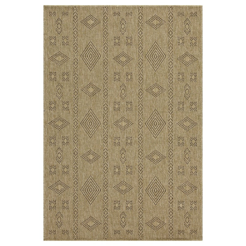Conrad Home Natural Living 7'10x10'3 Rug, Jute/Mocha/Dia/Tribal