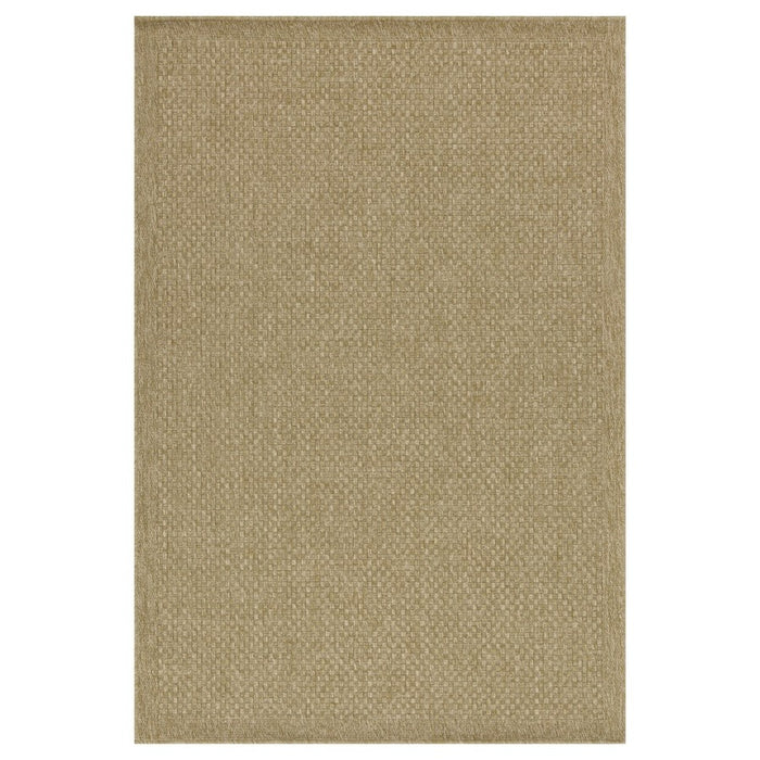 Conrad Home Natural Living 5'3''x7'3'' Rug, Jute/Beige Check/Border - NTL10045-7