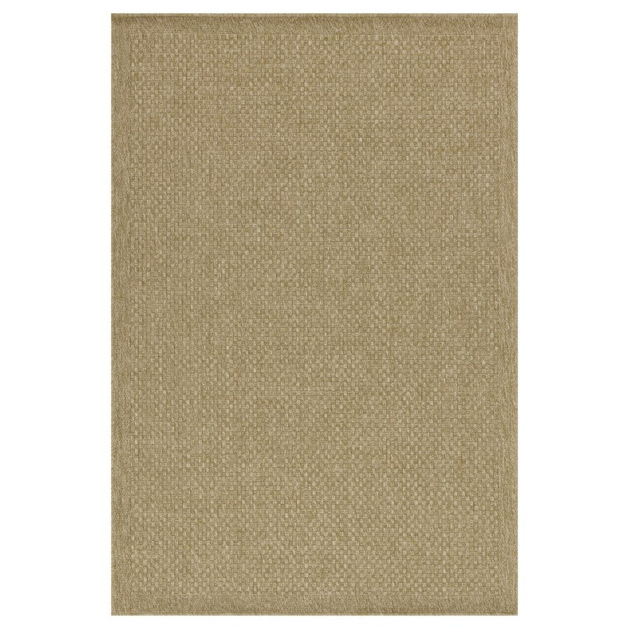 Conrad Home Natural Living 5'3''x7'3'' Rug, Jute/Beige Check/Border - NTL10045-7