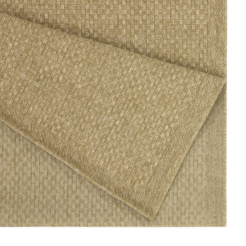 Conrad Home Natural Living 5'3''x7'3'' Rug, Jute/Beige Check/Border