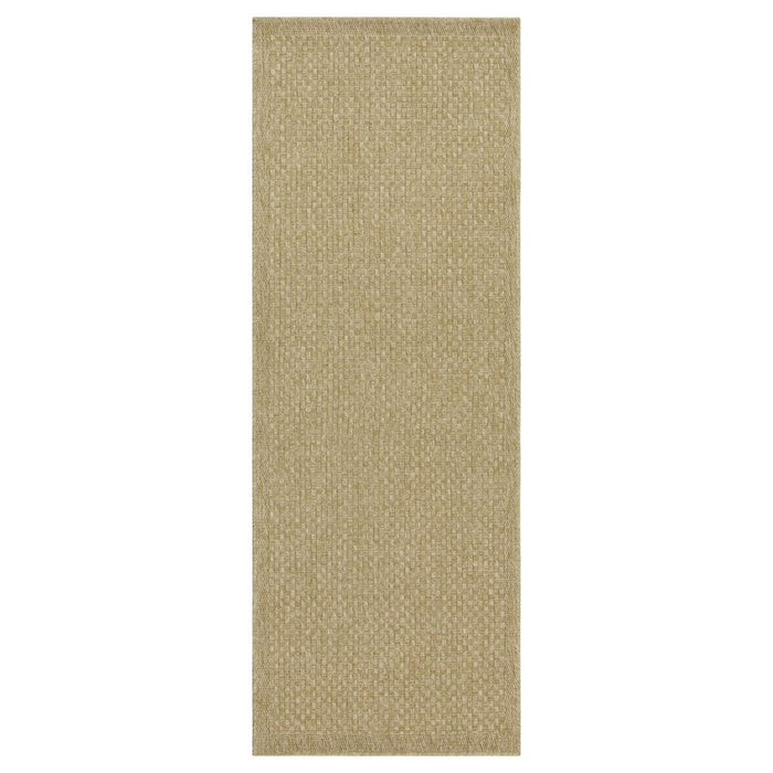 Conrad Home Natural Living 7'10''x10'3'' Rug, Jute/Check/Border