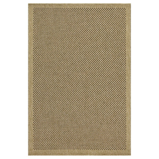 Conrad Home Natural Living 2'7x7'3 Runner, Jute/Mocha Check/Border - NTL10052-7