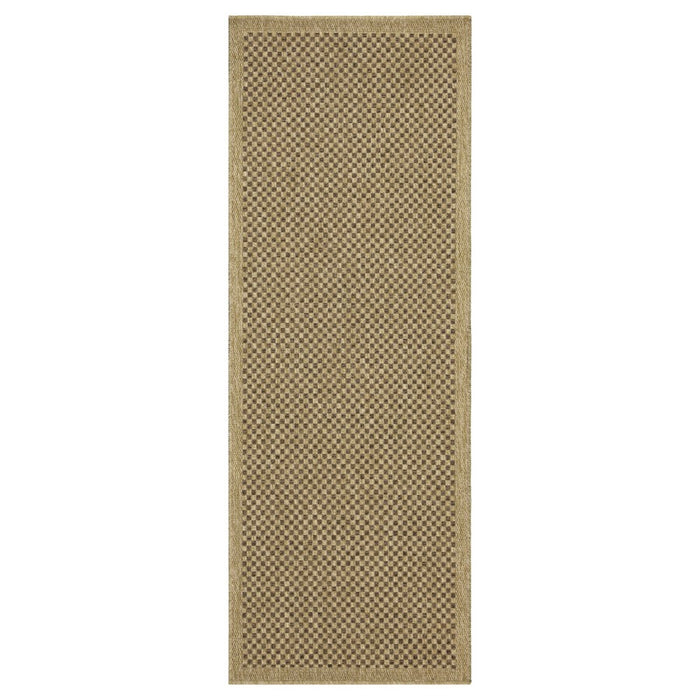 Conrad Home Natural Living 7'10x10'3 Rug, Jute/Mocha Check/Border