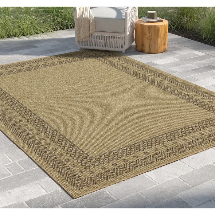 Conrad Home Natural Living 2'7''x7'3'' Runner, Jute/Mocha/Chev