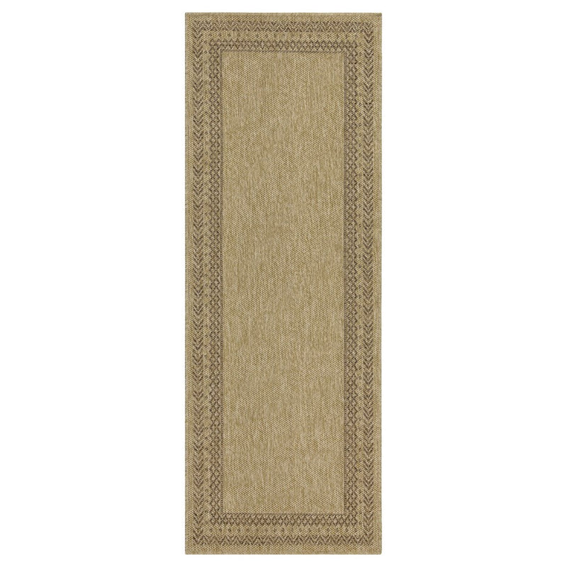 Conrad Home Natural Living 5'3''x7'3'' Rug, Jute/Mocha Border/Chev